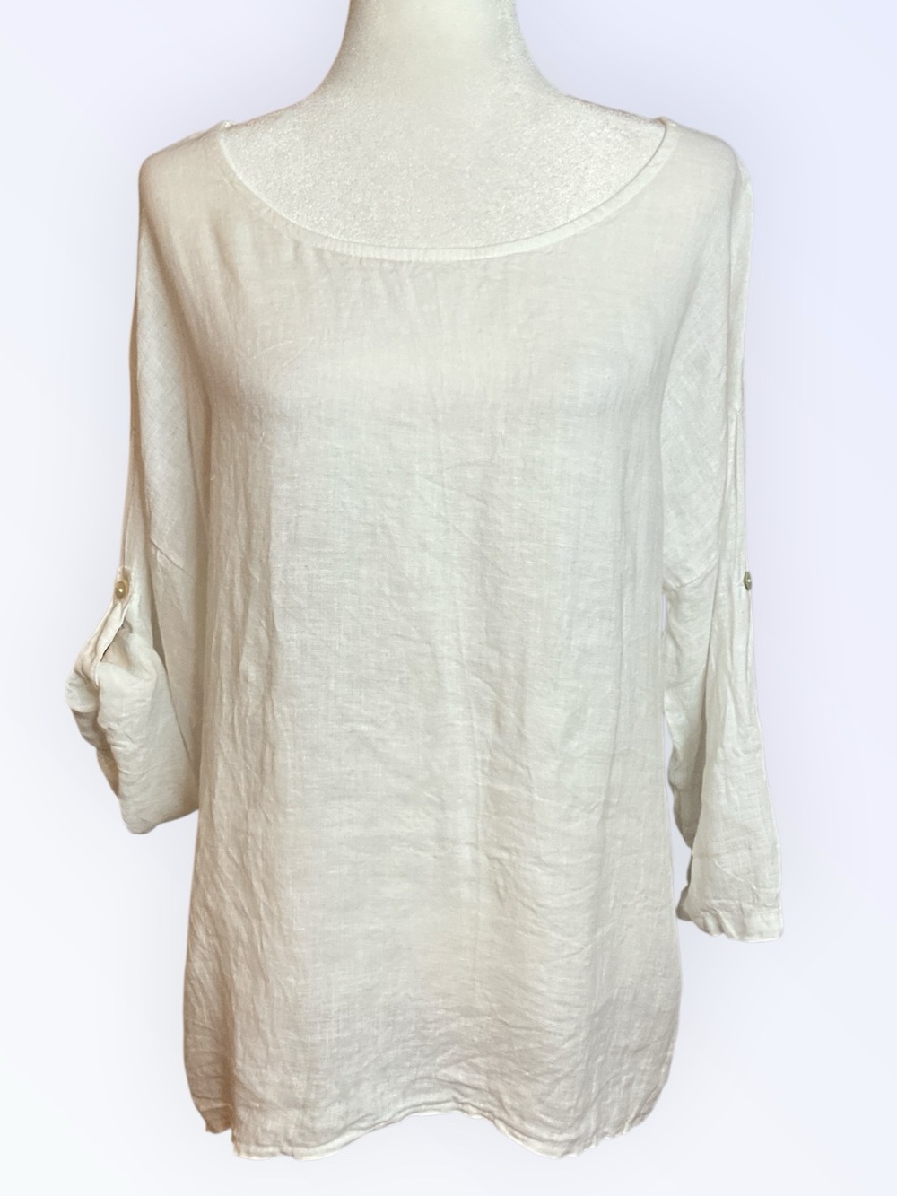 Linen tunic, size M